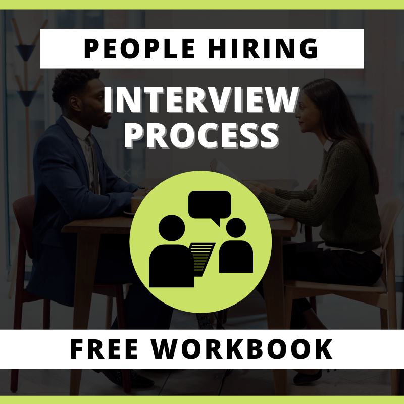 People Hiring - Interview Process Free Workbook - I Design My Life